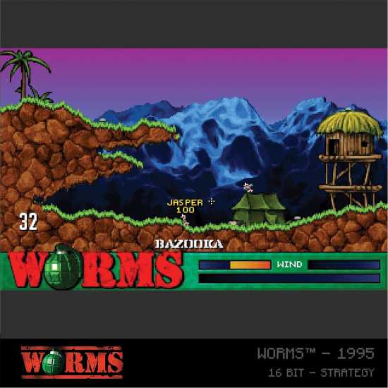 Evercade Worms Cartridge 1  Пинбол и игрови машини