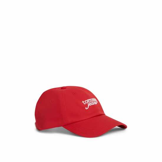 Tommy Jeans Tj Script Logo Cap Ld62 Sapphire Red Tommy Jeans Tj Script Logo Cap Ld62 Sapphire Red