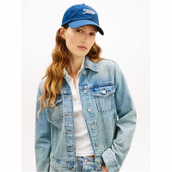 Tommy Jeans Tj Script Logo Cap Ld62 Night Navy Tommy Jeans Tj Script Logo Cap Ld62 Night Navy