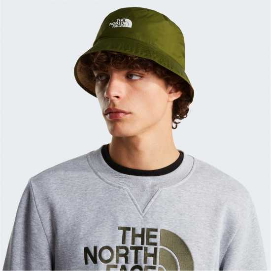 Рибарска Шапка The North Face Mens Sun Stash Bucket Hat woodland green 