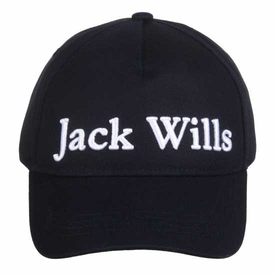 Jack Wills Wills Classic Cap Juniors Black Шапки с козирка