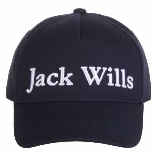 Jack Wills Wills Classic Cap Juniors Navy - Holiday Essentials