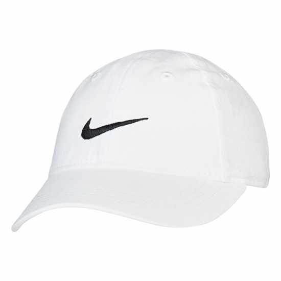 Шапки с козирка Nike Swoosh Cap Infants Бяло Nike Swoosh Cap Infants Бяло Шапки с козирка