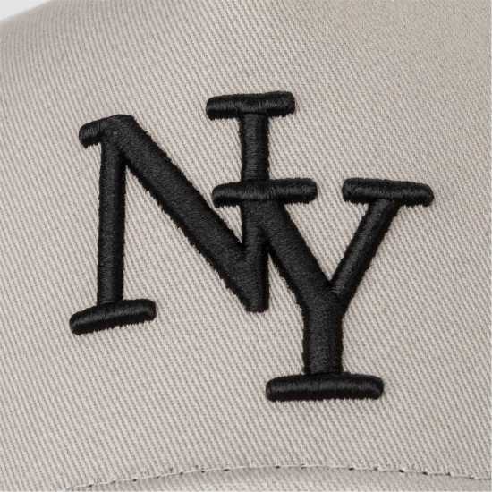 Шапки с козирка Fabric Ny Baseball Cap Mens Светло сиво Fabric Ny Baseball Cap Mens Светло сиво Шапки с козирка