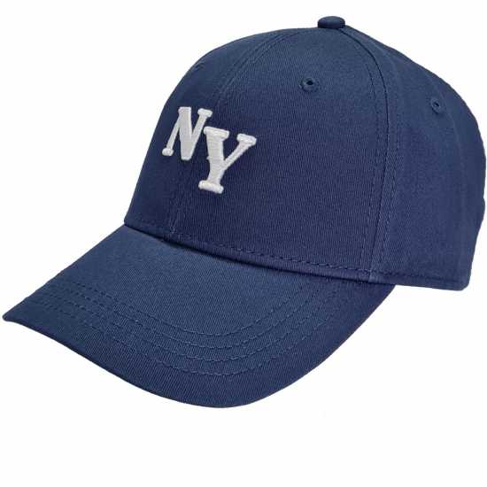 Fabric Ny Baseball Cap Mens Морска синьо Шапки с козирка