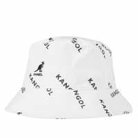 Kangol Aop Bucket 23 Cream Kangol Caps and Hats