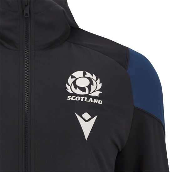 Macron Scotland Rugby Full Zip Hoodie 2023 2024 Adults  Мъжки суитчъри и блузи с качулки