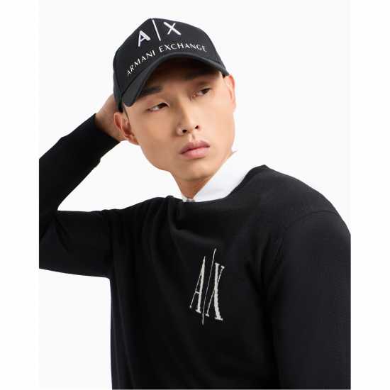 Шапки с козирка Armani Exchange Corp Logo Baseball Cap Armani Exchange Corp Logo Baseball Cap Шапки с козирка