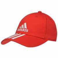 Adidas Baseball 3-Stripes Ct Cap Scarlet/White Шапки с козирка