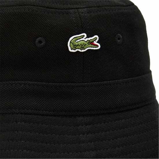 Lacoste Рибарска Шапка Bucket Hat Sn52 Черно Шапки с козирка