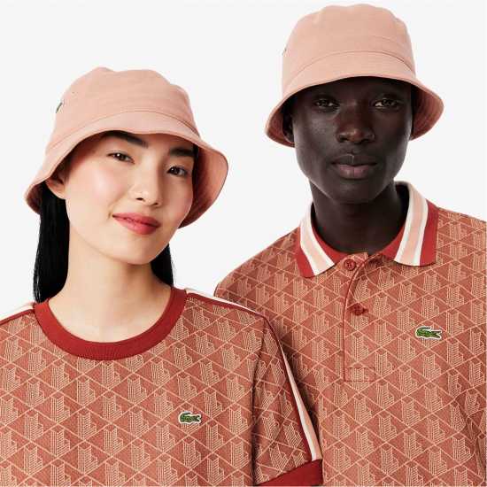 Lacoste Рибарска Шапка Bucket Hat Sn52 Розово Шапки с козирка