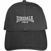 Lonsdale Emb Cap Sn23 Black Шапки с козирка