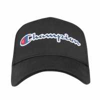 Champion Logo Cap Black KK001 