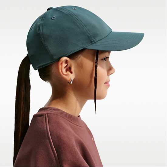 Nike Met Swoosh Cap Junior Mineral Slate 