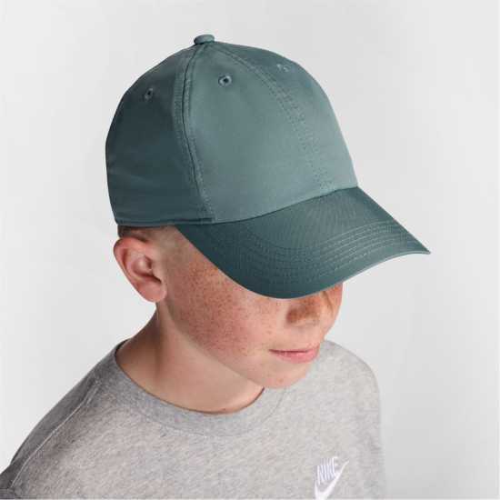 Nike Met Swoosh Cap Junior Mineral Slate 
