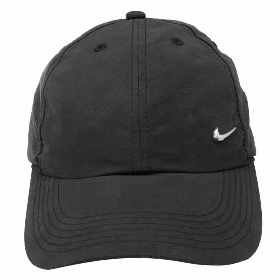 Nike Met Swoosh Cap Junior Black Ръкавици шапки и шалове