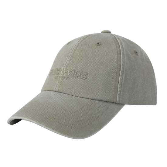 Jack Wills Baseball Cap Khaki Wash 