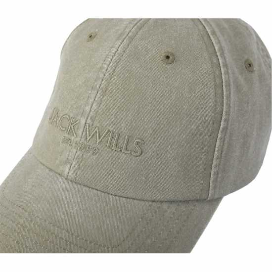 Jack Wills Baseball Cap Khaki Wash 