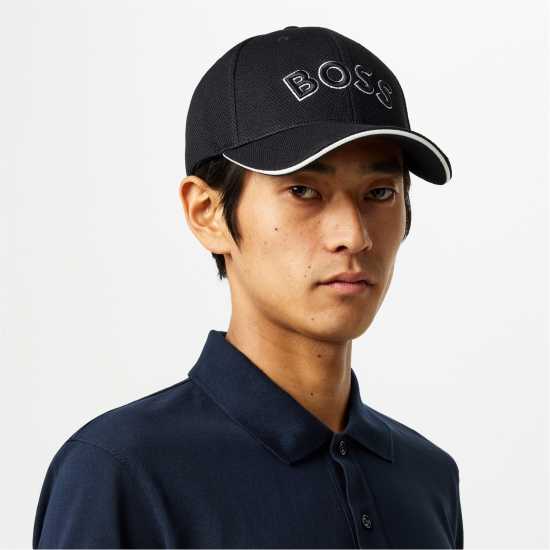 Шапки с козирка Hugo Boss Boss Men's Logo Baseball Cap Черно 001 Hugo Boss Boss Men's Logo Baseball Cap Черно 001 Шапки с козирка