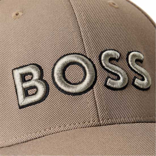 Hugo Boss Boss Men's  Embroidered Logo Baseball Cap Brown 334 