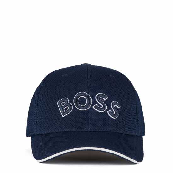 Hugo Boss Boss Men's  Embroidered Logo Baseball Cap Navy 406 