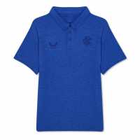 Детска Блуза С Яка Castore Rangers Lifestyle Polo Shirt Juniors  Детски тениски тип поло