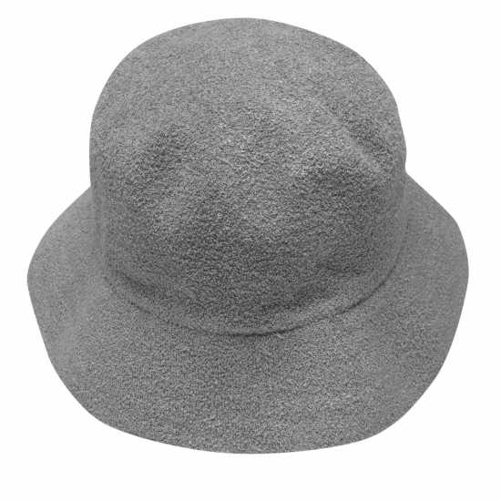 Kangol Мъжка Рибарска Шапка Boucle Bucket Hat Mens Feather Grey Шапки с козирка