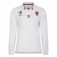 Umbro Риза С Дълъг Ръкав England Rugby Home Classic Long Sleeve Shirt Rwc 2023 Adults  Мъжко облекло за едри хора