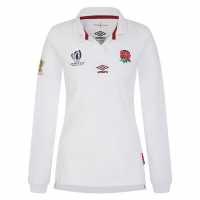 Umbro Риза С Дълъг Ръкав England Rugby Home Long Sleeve Shirt Rwc 2023 Womens  Дамско облекло плюс размер