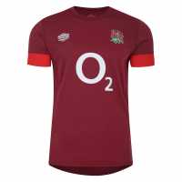 Umbro England Rugby Relaxed Training Shirt 2023 2024 Adults  Мъжки ризи