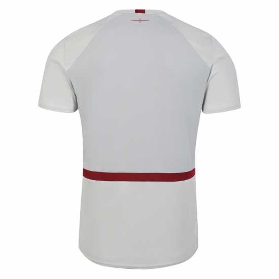 Umbro England Rugby Gym T-Shirt 2023 2024 Adults Dew/Metal/Red Мъжко облекло за едри хора