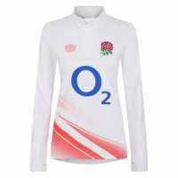 Umbro England Rugby Red Roses Warm Up Mid Layer Top 2023 2024 Womens  Дамски грейки