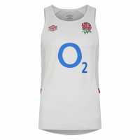 Umbro England Rugby Gym Vest 2023 2024 Adults Dew/Metal/Red Мъжки ризи