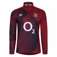 Umbro England Rugby Warm Up Mid Layer Top 2023 2024 Adults