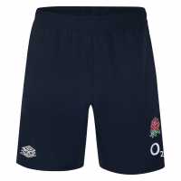 Umbro England Rugby Gym Shorts 2023 2024 Adults Navy Blazer Мъжки къси панталони