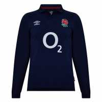 Umbro Риза С Дълъг Ръкав England Rugby Alternate Classic Long Sleeve Shirt 2023 2024 Adults  Мъжко облекло за едри хора