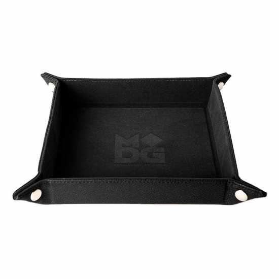 Asmodee Fold Up Velvet Dice Tray: Black  