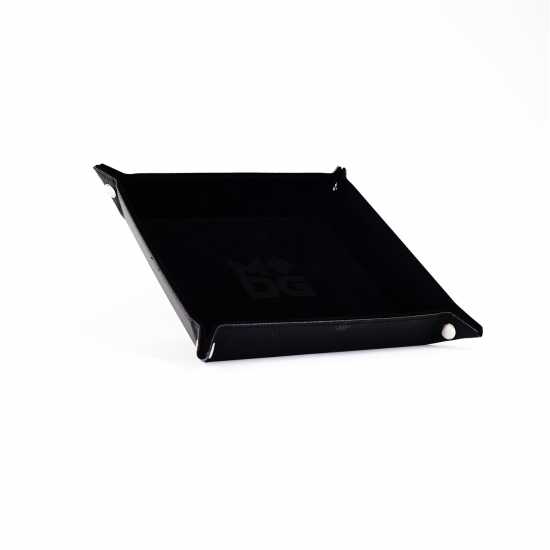 Asmodee Fold Up Velvet Dice Tray: Black  