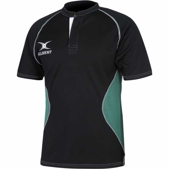 Детски тениски и фланелки Gilbert Xactv2 Shirt Jn99 Black/Green Gilbert Xactv2 Shirt Jn99 Black/Green Детски тениски и фланелки
