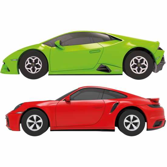 Micro Scalextric: Lamborghini Vs Porsche Micro Scalextric: Lamborghini Vs Porsche