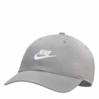 Nike Sportswear Heritage 86 Futura Washed Hat Grey/White Nike Caps and Hats
