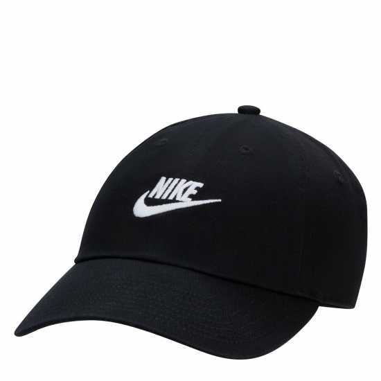Шапки с козирка Nike Sportswear Heritage 86 Futura Washed Hat Черно/Бяло Nike Sportswear Heritage 86 Futura Washed Hat Черно/Бяло Шапки с козирка