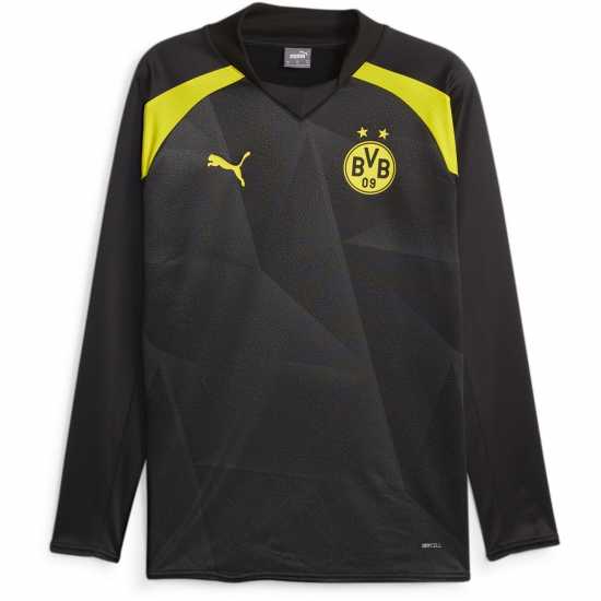 Puma Borussia Dortmund Pre Match Long Sleeve Sweater 2023 2024 Adults  Футболна разпродажба