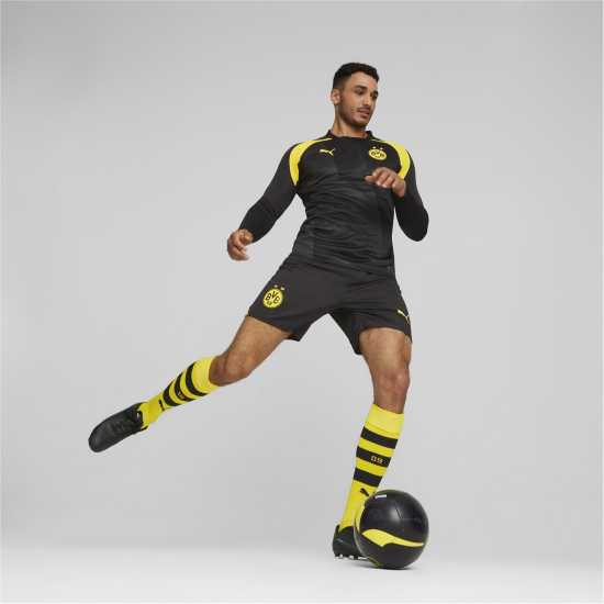 Puma Borussia Dortmund Pre Match Long Sleeve Sweater 2023 2024 Adults  Футболна разпродажба