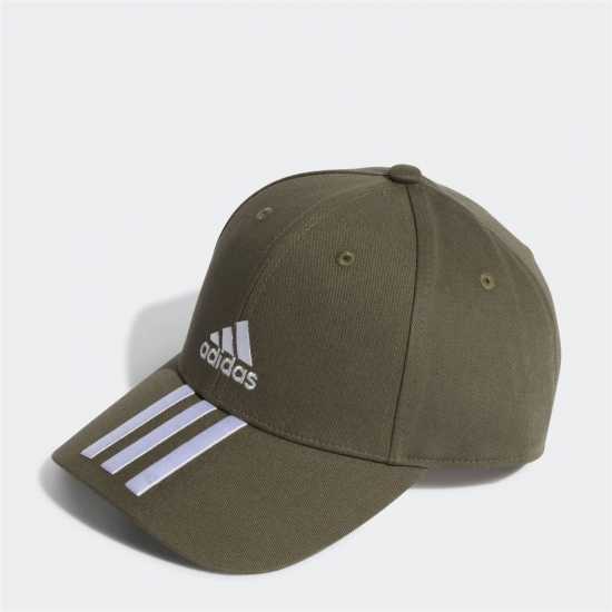 Adidas 3S Cap Juniors Khaki/White Шапки с козирка