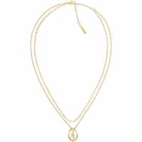 Calvin Klein Ladies Ckj Edgy Pearls Necklace 35000559