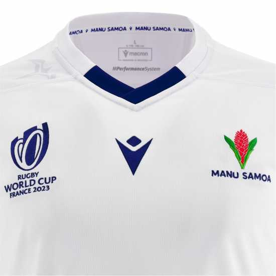 Macron Samoa Rwc 2023 Home Rugby Shirt Adults  Мъжко облекло за едри хора