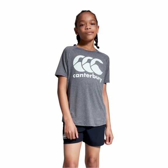 Canterbury Superlight T-Shirt Junior Med Grey Marl Детски тениски и фланелки