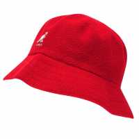 Kangol Рибарска Шапка Boucle Bucket Hat Red Шапки с козирка