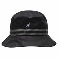 Kangol Рибарска Шапка Stripe Bucket Hat Black Шапки с козирка